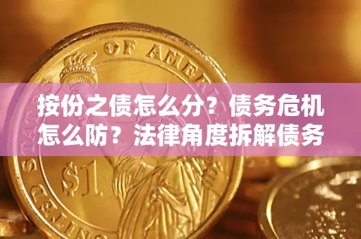 北京按份之债怎么分？债务危机怎么防？法律角度拆解债务分配与风险自保指南