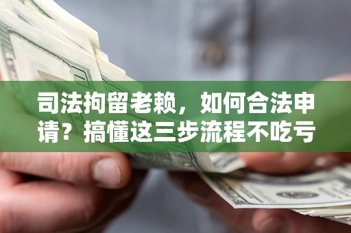 北京司法拘留老赖，如何合法申请？搞懂这三步流程不吃亏！