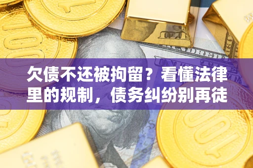 北京欠债不还被拘留？看懂法律里的规制，债务纠纷别再徒劳奔波