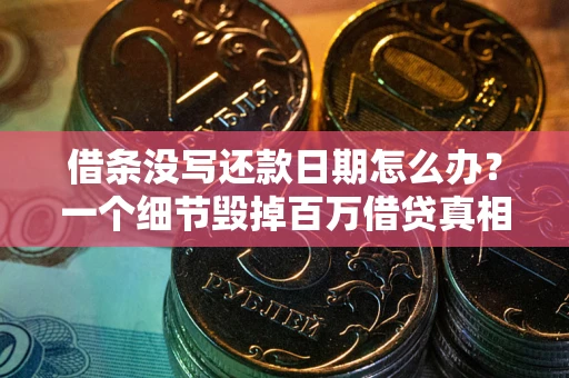 北京借条没写还款日期怎么办？一个细节毁掉百万借贷真相